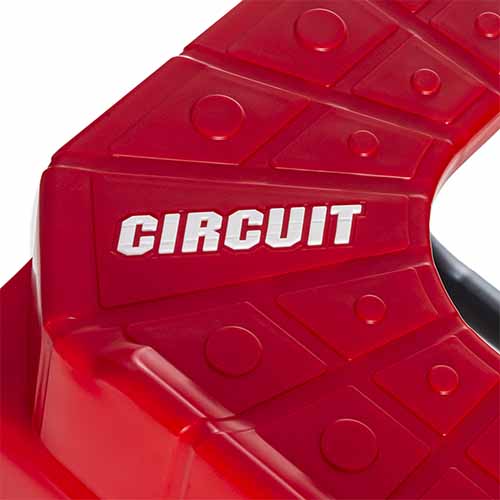 CABALLETE CUBIC MOTOCROSS ROJO/BLANCO CIRCUIT SM001-2V2