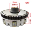 EMBRAGUE COMPLETO YAMAHA CRYPTON T105 (CANASTA + CAMPANA INTERIOR) STD