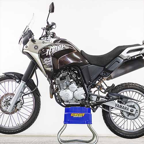 CABALLETE CUBIC MOTOCROSS AZUL/BLANCO CIRCUIT SM001-242