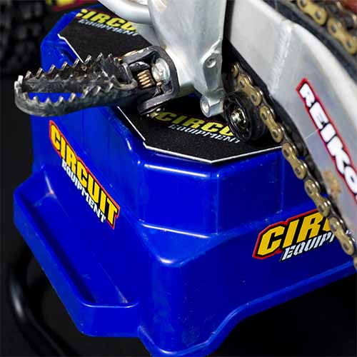 CABALLETE CUBIC MOTOCROSS AZUL/BLANCO CIRCUIT SM001-242
