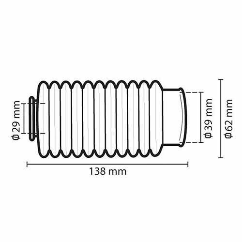 FUELLES 11 DIENTES NEGRO (JGO) CIRCUIT SS001-001