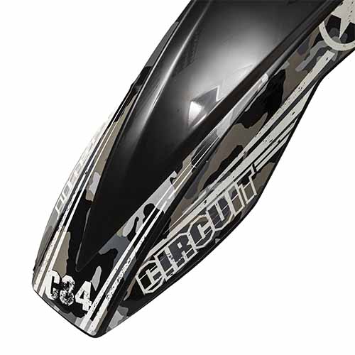 GUARDABARRO DELANTERO STRIKE NEGRO CIRCUIT PF002-001