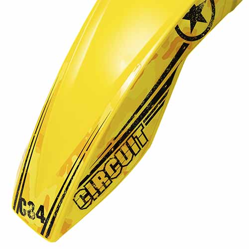 GUARDABARRO DELANTERO STRIKE AMARILLO CIRCUIT PF002-006