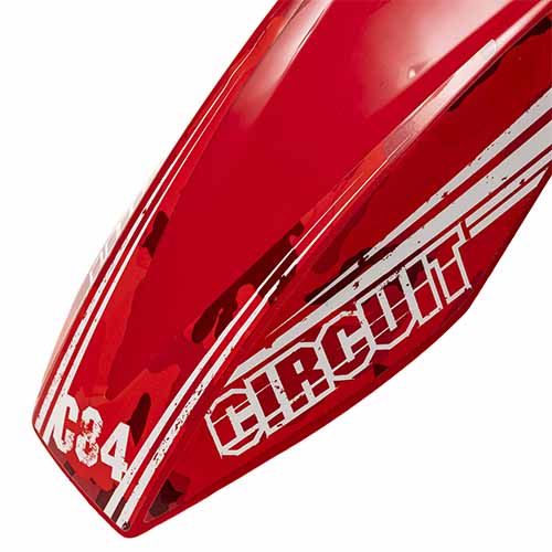 GUARDABARRO DELANTERO STRIKE ROJO CIRCUIT PF002-032