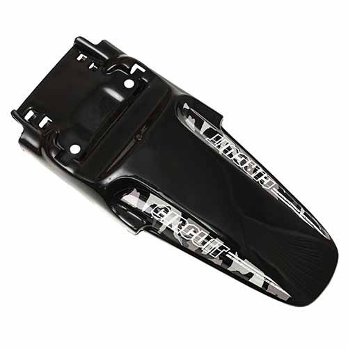 GUARDABARRO TRASERO ADAPTABLE NEGRO CIRCUIT PF011-001