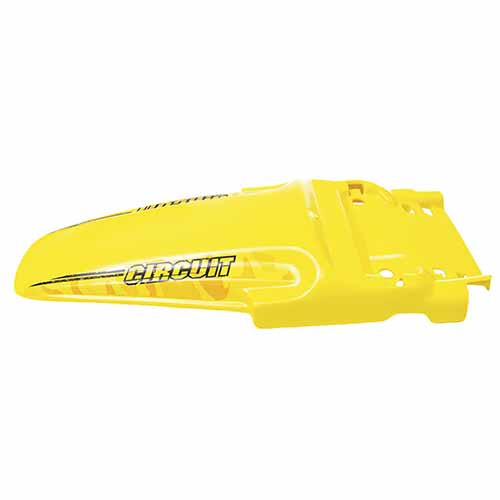 GUARDABARRO TRASERO ADAPTABLE AMARILLO CIRCUIT PF011-006