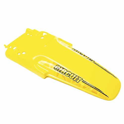 GUARDABARRO TRASERO ADAPTABLE AMARILLO CIRCUIT PF011-006