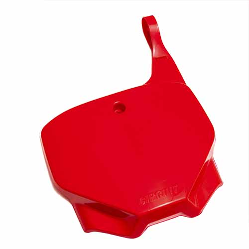 PLACA PORTANUMERO HONDA CRF 230 ROJO CIRCUIT HO009-032