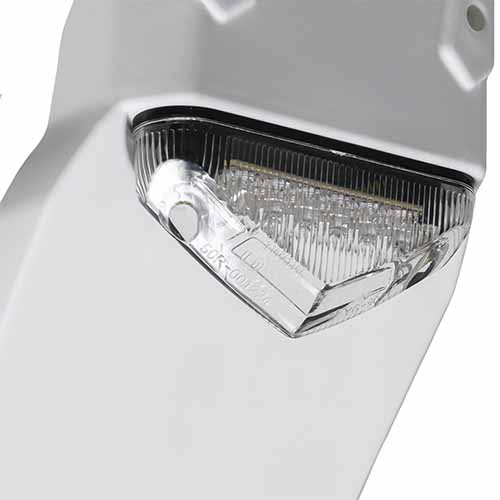 GUARDABARRO TRASERO UNIVERSAL MANTIS BLANCO/CRISTAL CIRCUIT PT003-22I