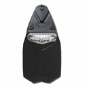 GUARDABARRO TRASERO UNIVERSAL MANTIS NEGRO/CRISTAL CIRCUIT PT003-21I