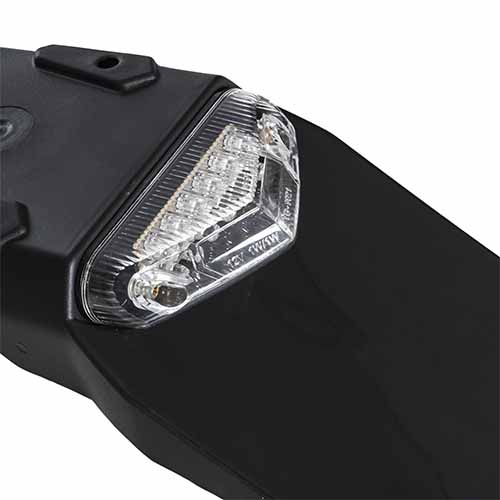 GUARDABARRO TRASERO UNIVERSAL MANTIS NEGRO/CRISTAL CIRCUIT PT003-21I