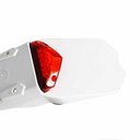 GUARDABARRO TRASERO UNIVERSAL MANTIS BLANCO/ROJO CIRCUIT PT003-225