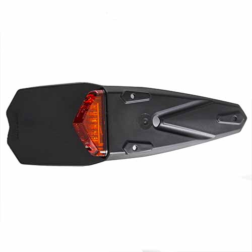 GUARDABARRO TRASERO UNIVERSAL MANTIS NEGRO/ROJO CIRCUIT PT003-215