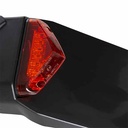 GUARDABARRO TRASERO UNIVERSAL MANTIS NEGRO/ROJO CIRCUIT PT003-215