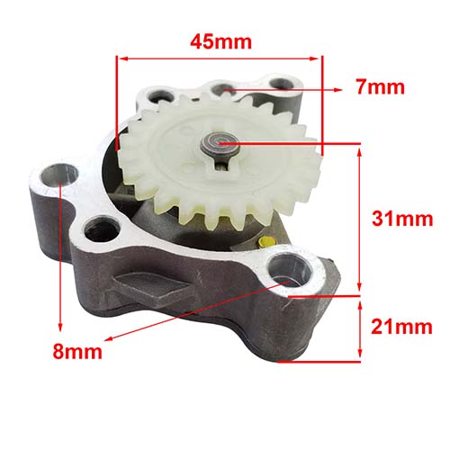 BOMBA DE ACEITE GILERA SMASH 110 CARRERA LARGA STD