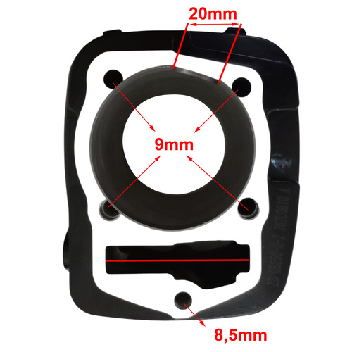 KIT CILINDRO MOTOMEL SKUA 250 FULL/XMM 250/PITBULL CADENERO (65.5 mm) OEM EXCLU