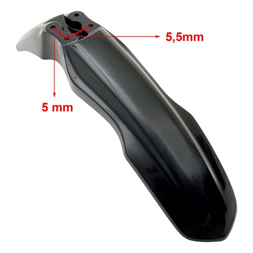 GUARDABARRO DEL. HONDA CRF230 NEGRO MTC