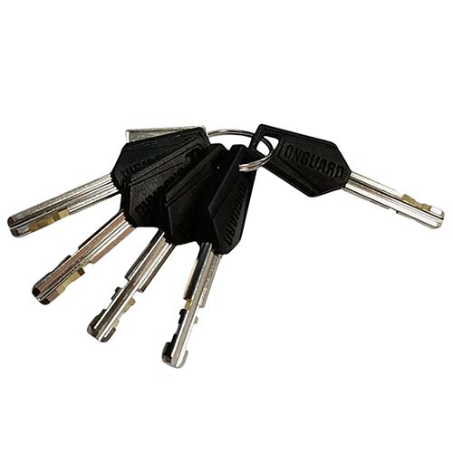 TRABA DISCO CON ALARMA 120DB 8264 10mm PLATEADO ONGUARD