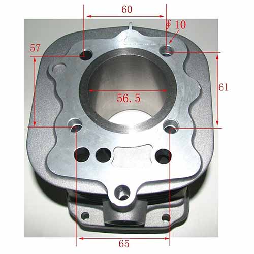 KIT CILINDRO + PISTON HONDA CG TITAN 2000/XLR 125 STD