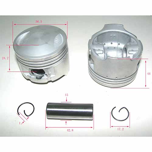 KIT CILINDRO + PISTON HONDA CG TITAN 2000/XLR 125 STD