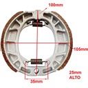 ZAPATA DE FRENO HONDA C90/DAELIM/SUZUKI MB100/MOTOMEL VX150 YAMATO