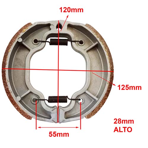 ZAPATA DE FRENO YAMAHA YBR 125 YAMATO