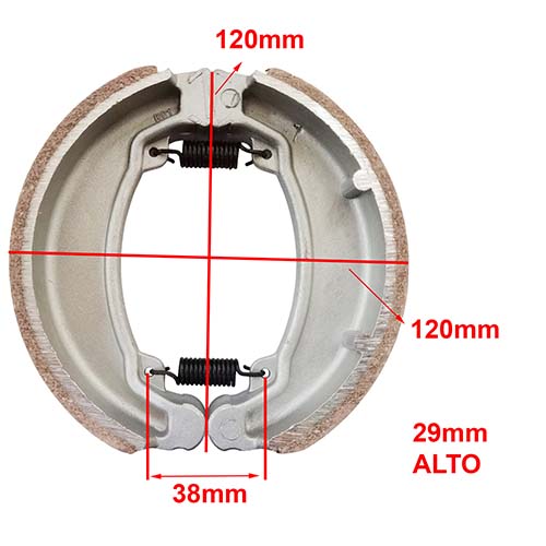 ZAPATA DE FRENO HONDA CBX250 TWISTER/XR250 TORNADO/ELITE M/N YAMATO
