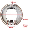 ZAPATA DE FRENO HONDA CG TITAN 2000 GRANDE/TITAN150 YAMATO