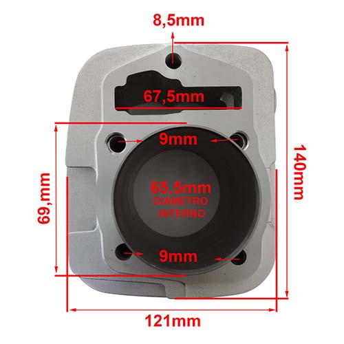 KIT CILINDRO + PISTON MOTOMEL SKUA 250 / XMM250 CADENERO (65.5mm) STD