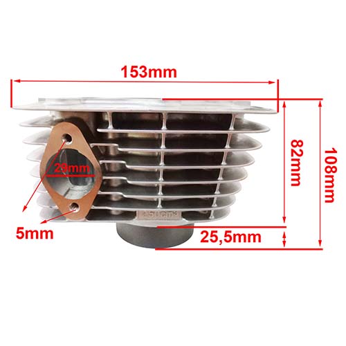 KIT CILINDRO + PISTON MOTOMEL SKUA 250 / XMM250 CADENERO (65.5mm) STD