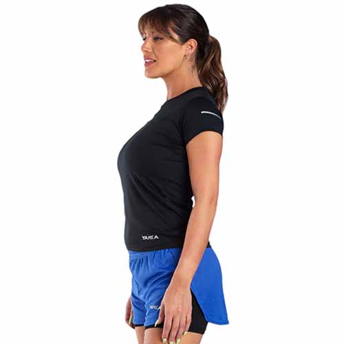 REMERA RUNNING MUJER NEGRA XL YAKKA (4004)YAK067