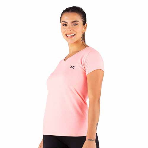 REMERA RUNNING MUJER JASPEADA SALMON XL YAKKA (4015)