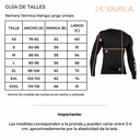 REMERA TERMICA MANGA LARGA BLANCA M YAKKA (1012)