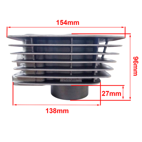 KIT CILINDRO + PISTON Z. RX150/RD150/CE150/SKUA150 VARILLEROS (62mm) STD