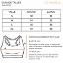 TOP DEPORTIVO FEARLESS TALLE XXL YAKKA (3011)