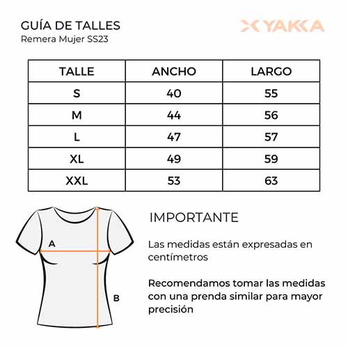 REMERA CLASSIC BLANCA TALLE L YAKKA (4027)