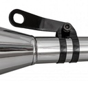 ESCAPE MOTO RX 150 ST2 SILEN ALUMINIO STYLE GRIS PAOLUCCI (EM150RX23-SGR)