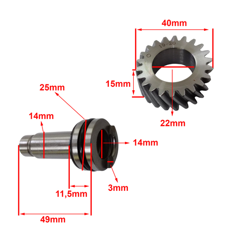 ARBOL DE LEVA HONDA - CG 125 TODAY/ RX 150 REPCOR (J192KC)