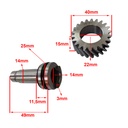 ARBOL DE LEVA HONDA - CG 125 TODAY/ RX 150 REPCOR (J192KC)