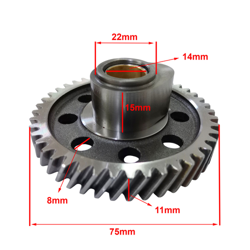 ARBOL DE LEVA HONDA - CG 125 TODAY/ RX 150 REPCOR (J192KC)