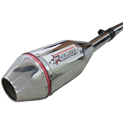 ESCAPE MOTO 110 ST2 CROMO DEPORTIVO PAOLUCCI (EM110P22-D)