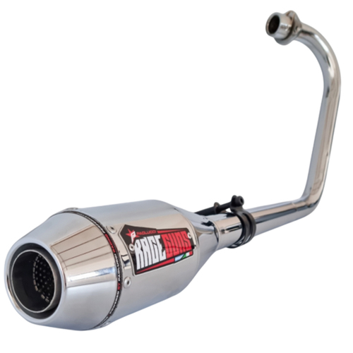 ESCAPE MOTO HONDA CG TITAN 150 ST2 SILEN ALUMINIO CROMO DEPORTIVO PAOLUCCI (EM150CG22-D)