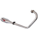 ESCAPE MOTO HONDA CG TITAN 150 ST2 SILEN ALUMINIO CROMO DEPORTIVO PAOLUCCI (EM150CG22-D)