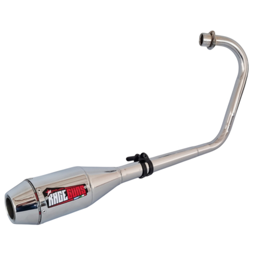 ESCAPE MOTO HONDA CG TITAN 150 ST2 SILEN ALUMINIO CROMO DEPORTIVO PAOLUCCI (EM150CG22-D)