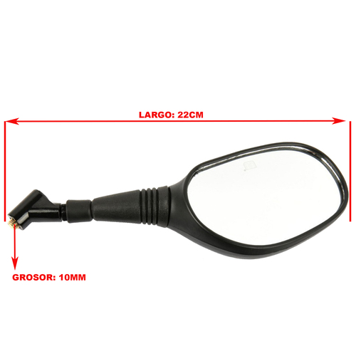 ESPEJO YAMAHA YBR125 ED FACTOR /NEW CRYPTON 110 (JGO) STD EXCLU