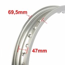 ARO DE LLANTA ALUMINIO 6063 (ALUMINIO 36A) 185X19 STD