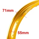 ARO DE LLANTA ALUMINIO 6063 (DORADO 36A) 215X18 STD