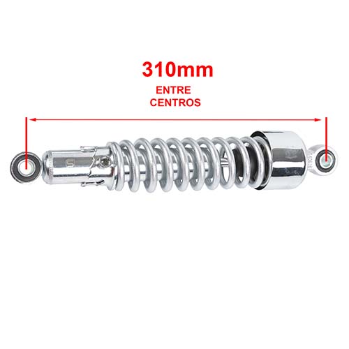 AMORTIGUADOR MOTOMEL CUSTOM 150 TRAS. (JGO) STD EXCLU