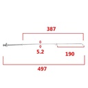 VARILLA DE FRENO HONDA GLH150 GAUCHA STD 