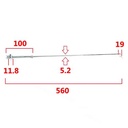 VARILLA DE FRENO YAMAHA YBR 125 STD